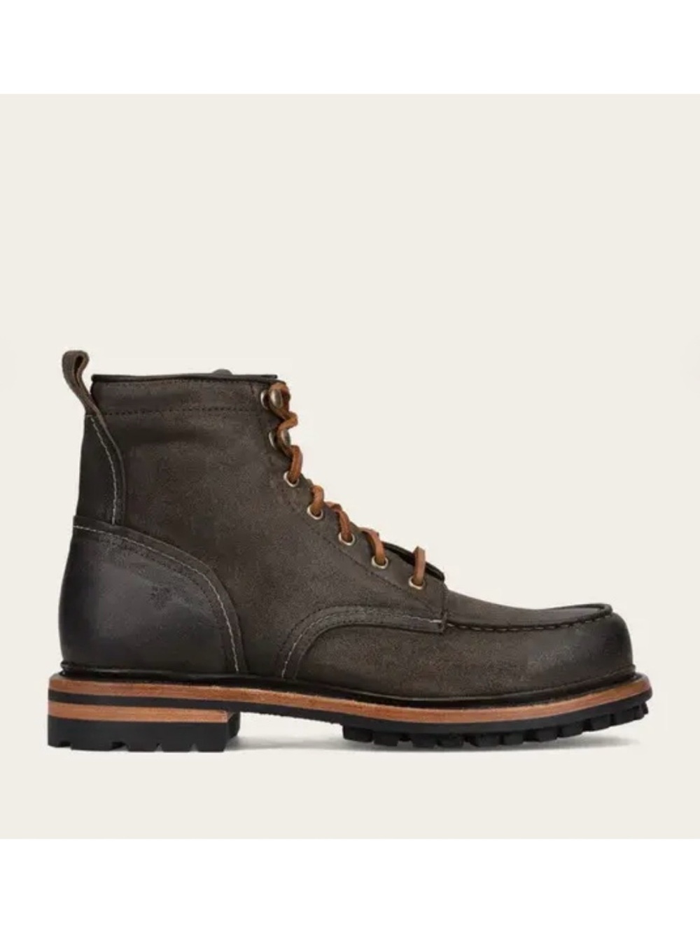 New Frye Men's Hudson Workboot Lug Sole Chocolate Sz 9